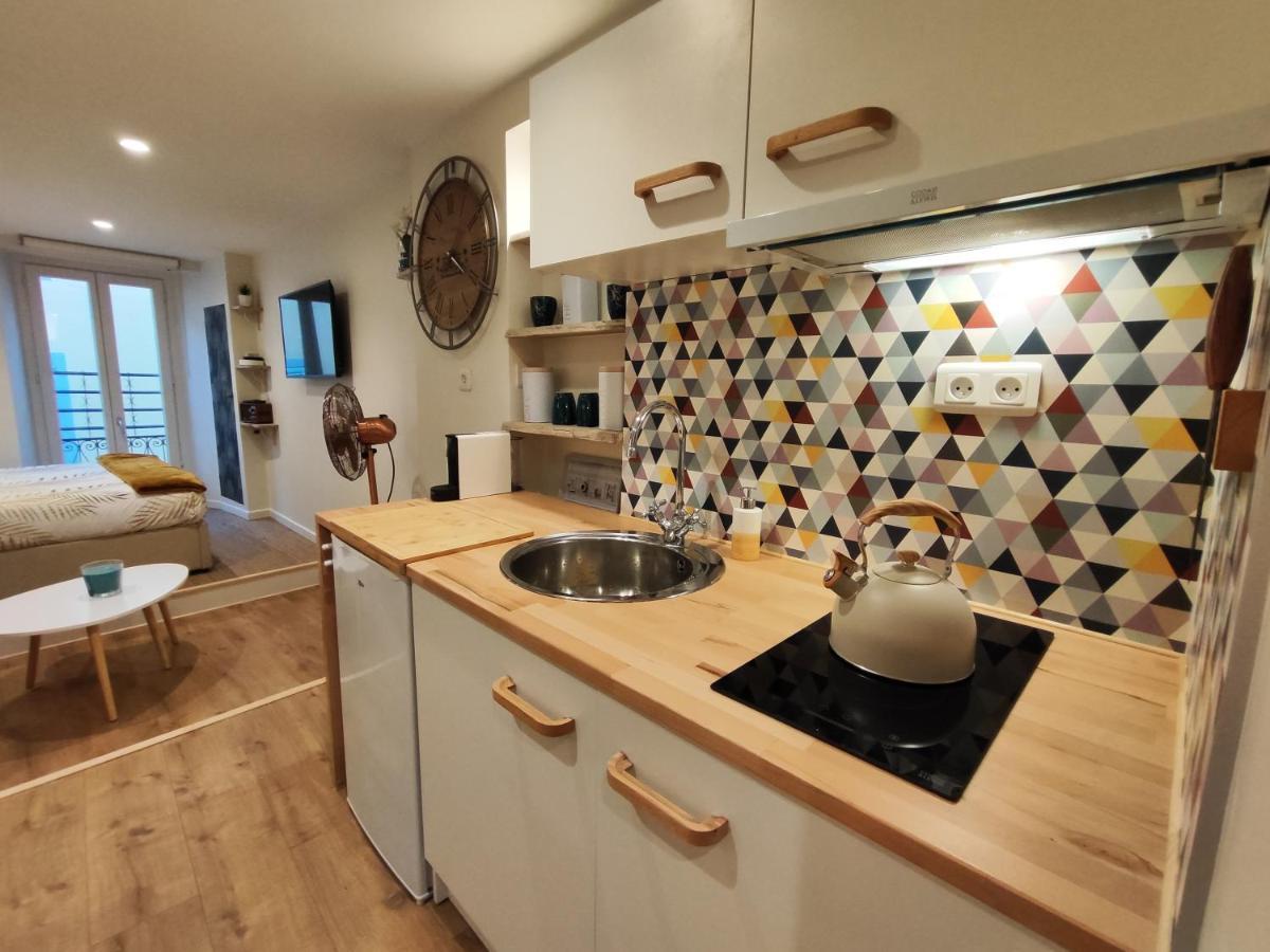Studio Vieille Ville Tout Equipe Sans Ascenseur Menton Exterior photo